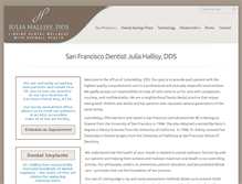 Tablet Screenshot of juliahallisy.com